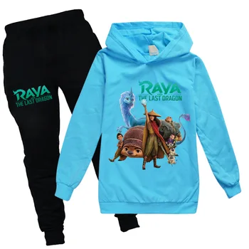 Otroci Raya in Zadnji Dargon Hoodies Fantje Trenirko Dekleta 2021 Pomlad Jesen Sweatshirts Hlače, Obleke, Kompleti Dolg Rokav Obleke