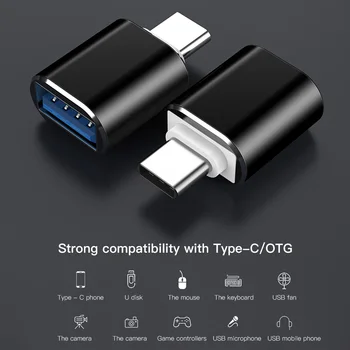 2pcs Tip C USB OTG USB C do USB 3.0 OTG Tip-C Pretvornik za Macbook Samsung A21 A51 A71 Huawei P30 P40 USB-C Priključek