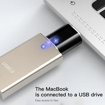 2pcs Tip C USB OTG USB C do USB 3.0 OTG Tip-C Pretvornik za Macbook Samsung A21 A51 A71 Huawei P30 P40 USB-C Priključek