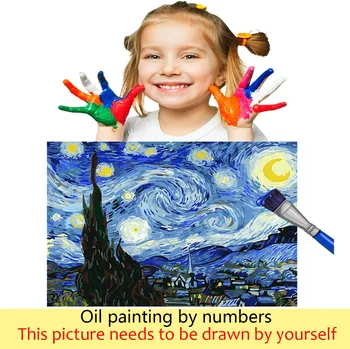 DIY Barvanje paint z številkami Odloča za moške in ženske, slike, ki jih številk s kompleti 40x50 uokvirjena