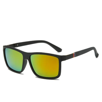 Blagovno znamko Design Moških Polarizirana sončna Očala Moških Premaz Vožnjo sončna Očala Letnik Kvadratnih Sunglass UV400 Odtenki gafas de sol hombre