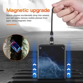 3A 540 Vrtenje Magnetnih Kabel Micro USB Tip C Kabel Magnetni Polnjenje Polnilnik, Kabel Za IPhone XS Max Samsung Xiaomi