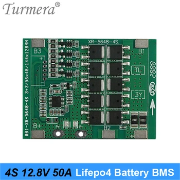 4S 50A 12.8 V, 14,4 V 32650 32700 Lifepo4 Baterije BMS Odbor za Sončne celice ali Električni Čoln Neprekinjeno Napajanje 12V