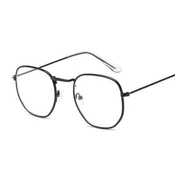 Moda Pregleden Okrogle Očala Jasen Okvir Ženske Spektakel Kratkovidnost Očala Moških Očala Okvir Nerd Optičnih Slik Jasno