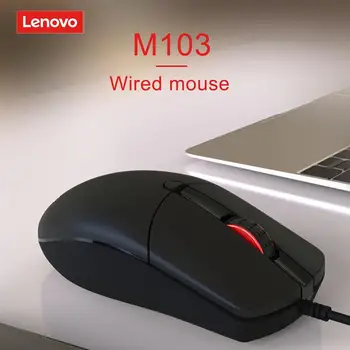 Lenovo M103 Žično Ptical Miška Je Primerna Fotoelektrično Igro Poslovanje Urada Miška Za Prenosnik Namizni Računalnik