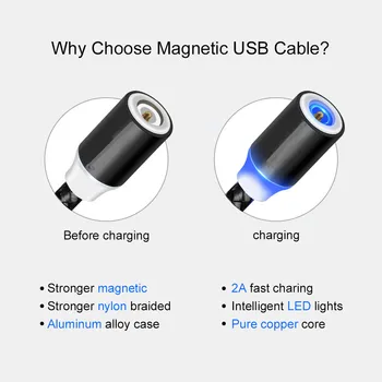 1M Magnetni Kabel USB Polnjenje, Polnilec Za SONY Xperia L3 L2 L1 2 20 1 10 Plus X Kompakten Z1 Z2 Z13 Z4 Z5 C3 C4 C5 M2 M4 Aqua Ž