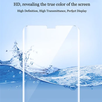 UV Tekoče Ukrivljen, Poln, Lepilo za Kritje Kaljeno Steklo Za Samsung Galaxy S8 S9 Plus S10 Lite Opomba 8 9 Zaslon Patron Zaščitno folijo