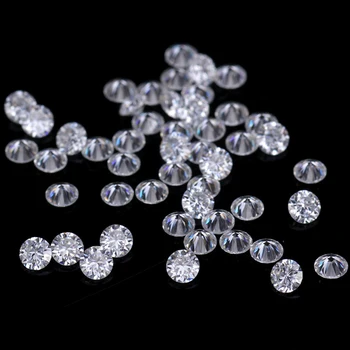 1.0 ct Na Paket majhnosti Svoboden Moissanite dragih kamnov D Barvo Odlično Krog Cut za po Meri Diamond Jewely