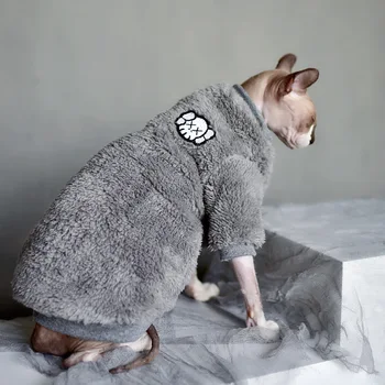 Zimski Pulover za Sphynx Mačka Oblačila Moda Mehko Mačka Oblačila Udobje zgosti Hairless Mačka Obleke