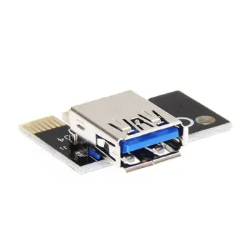 Mini USB3.0 Grafično Kartico Riser Card PCI-E 1X, Da 16X Rudarstvo Podaljšek Adapter za Rudarstvo Extender Rudarstvo Dodatki