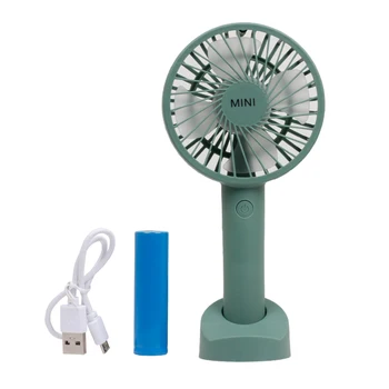 Električni Strani Ventilator, Mini Prenosni Napolnite Z USB Battery1200mAh Močan Veter Za Namizni Nadstropju Stoji Hlajenje Ventilador Ventilatorji
