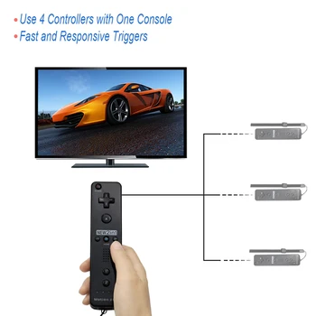 Brezžični Daljinski Gamepad Krmilnika Za Nintend Wii Nunchuck Za Nintend Wii Remote Controle Palčko Joypad Neobvezno Motion Plus