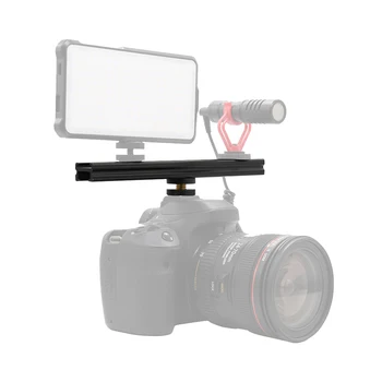 ESE-20 ESE-10 20 cm 10 cm Fotoaparat Vroče Hladno Čevelj Razširitev Železniškega Bar Nosilec za Bliskavico LED Video luč Microph