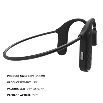 MD04 Kosti Mini Slušalke Športne Slušalke Prevajanje Slušalka Bluetooth, združljiva Šport Čepkov Slušalke z Mikrofonom za Vožnjo Telovadnici