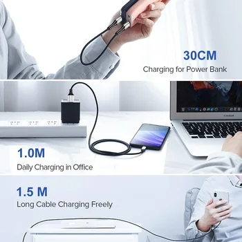 Nohon 3A USB C Kabel Hitro Polnjenje USB Tip C Kabel Za iPhone Huawei Xiaomi 9 Pro Mikro Podatkovni Kabel Mobilni Telefon Polnilnik