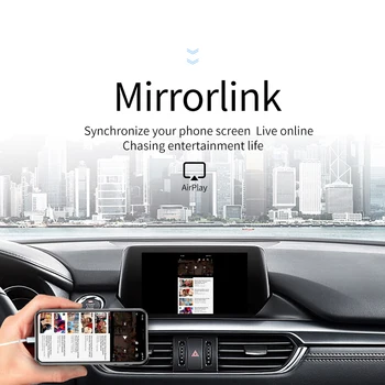 Carlinkit Apple CarPlay /Android Auto Carplay Ključ za Android Zaslon Sistema Smart link Podporo Ogledalo-link Spletni Zemljevid Glasbe