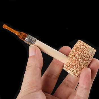 Novo 1ocs Storžev Koruze Tobak Cevi Ročno izdelane Lesene Storžev Koruze Pipe za Kajenje