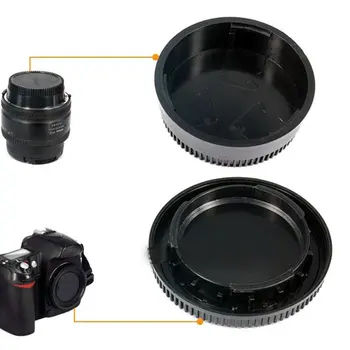 Pokrovček ohišja + Zadaj Pokrov Objektiva Kamere Plastičnih 1pcs 58*22 mm za za Nikon DSLR Objektiv Vroče po vsem Svetu ACEHE