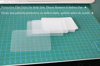 20pcs Jasno, Pregledno Plastična PVC Acetat Stanja 0.26 mm Prazno Preglednost Poslovne Kartice Velikosti 85*53mm