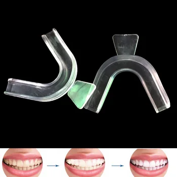 Termoplastični zob zobna pladenj za Beljenje Zob Zob Usta Pladenj Zob Whitener Pregleden zaščitnik Ustno Nego Orodje