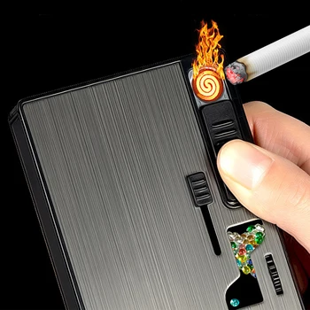 2021 Nove Tobačne Pops Kroglice Cigaretni Filter Držalo Lažji Kapsule za Cigarete Pops Primeru USB Lažji Noge Potiskalo Polje Darilo