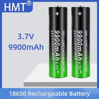2021 vroče 3,7 V 18650 9900mAh Baterija za ponovno Polnjenje 2/4/8pcs Baterija + 4 Reže 3,7 V 18650 polnilnik USB