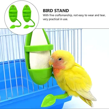 Papiga Podajalnik Podajalnik Ptic Z Stalnega Rack Sadja, Zelenjave Imetnik Plastičnih Visi Hrano, Posodo Kletko Hummingbird Dobave