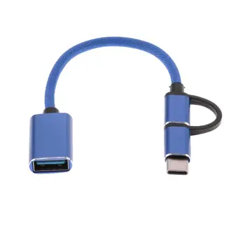 Micro USB Kabel, Univerzalni Tip C Micro USB Podatkovni Kabel, High Speed Sync Kabel Polnilnika Žice za Android za S7 Rob