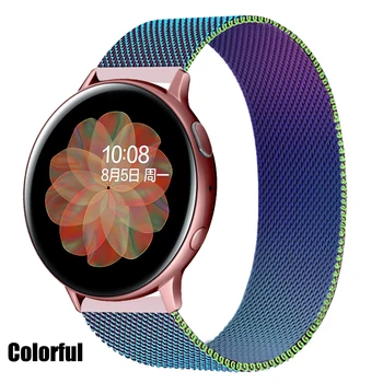 Magnetne zanke za Samsung Galaxy Watch Aktivna 2 3 44 45 mm 46mm Amazfit gts 2 Bip 20 mm 22 mm Zapestnica hauwei watch gt 2 3 Trak