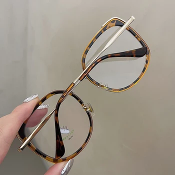 Imwete Letnik Cat Eye Glasses Okvir za Ženske Anti Modra Svetloba Računalnik Moških Spektakel Kovinski Pregleden Optičnih Očal
