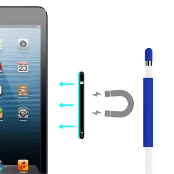Za Apple IPad Pro Svinčnik Magnetni Rokav Mehki Silikonski Nosilec Oprijem KRALJESTVU PRODAJALEC tablice