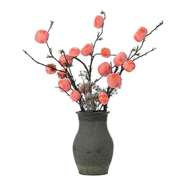 Simulacija persimmon veje sadnega drevja, z ivjem Ruyi simulacije cvet doma mehko dekoracijo mehko okraski okraski cvet