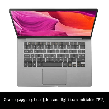 (3 Kos)za LG Gram 14Z990 Laptop Tipkovnici Nepremočljiva in Dustproof Prozorno Zaščitno folijo Pokrov