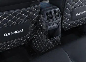 Za Nissan Qashqai J11 2019~2021 PU zadnji sedež, zaščitne blazine sedeža anti-kick blazine Avto Styling