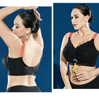 Ženske Minimizer Modrc Udobje Revolucija, Oblikovanje Wirefree Modrc Plus Velikost Polno Zajetje Oddaljena Bralette Seksi Čipke Perilo 2021