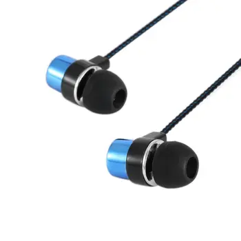 Kovinski Slušalke Ear Standard Hrupa Izolacijo Reflektivni Vlaken Krpo Skladu 3,5 mm Stereo in-ear Slušalke Čepkov Bluetooth, USB