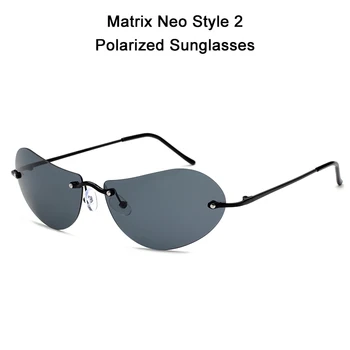 2021 Moda Kul Matriko Neo Slog Polarizirana Sončna Očala Ultralahkih Rimless Moških Vožnje Blagovno Znamko Design Sončna Očala Ocul