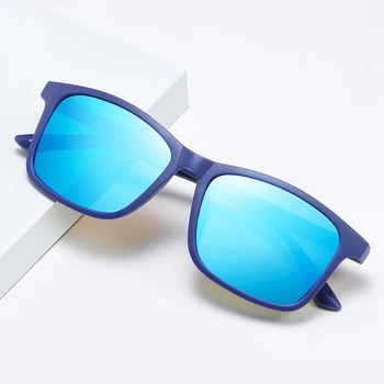 YOOSKE TR90 Polarizirana sončna Očala Moški Letnik Kvadratnih Vožnjo sončna Očala Moški Retro Športih na Prostem Sunglass Odtenki Očala UV400