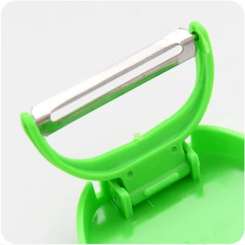 1Pcs Zložljive Apple-oblikovan Lupilnikom iz Nerjavečega Jekla Sadje Parer Grater Slicer Rastlinskih Slicer Kuhinjski Pribor