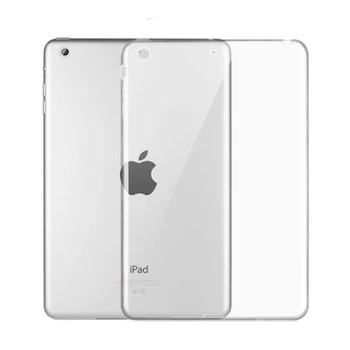 Za Nov iPad z 9.7 2017 2018 Primeru TPU Silikon Pregleden Slim Cover za iPad Zrak Zrak 1 2 Pro 10.5 Mini 2 3 4 Coque Capa Funda