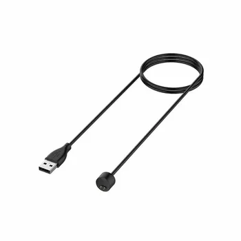 Fitnes zapestnica Polnjenje za Xiaomi Mi Band 6/Mi Pasu 5 Polnilnik USB Podatkovni Kabel za Xiaomi Mi Band 5/6-Črno gledati Polnilnik
