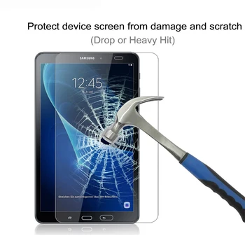 Eksplozijam za Samsung Galaxy Tab 10.1 T580 T585 Screen Protector Film Ultra Jasno Kaljeno Steklo