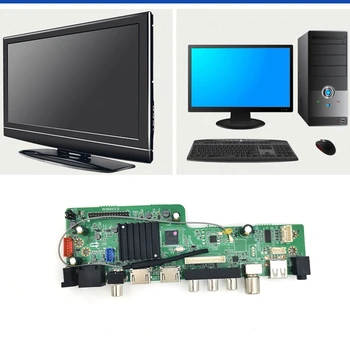 MS368V3.0 Quad Core Spletno Televizijo Matično ploščo z Daljinskim upravljalnikom LCD Gonilnik Odbor Podporo RJ45 DTMB Analogni Televiziji