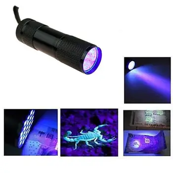 Prenosna LED Svetilka UV Mini Svetilka vodoodporna LED Svetilko penlight AAA