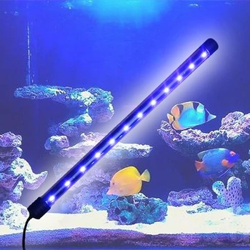 Aquarium Fish Tank LED Luči, Potopni Nepremočljiva Bar Strip Lučka EU Plug Nova