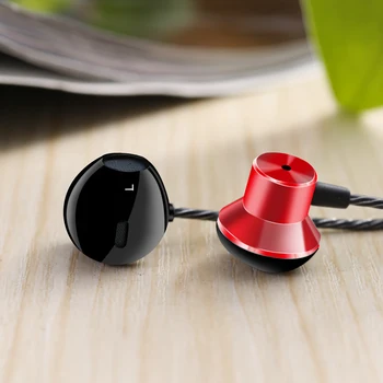 Tiptop 3,5 mm Slušalke in-ear Slušalke Žične Nadzor Stereo Bas Zvok Kovinskih Čepkov Šport Gaming Slušalke z Mikrofonom