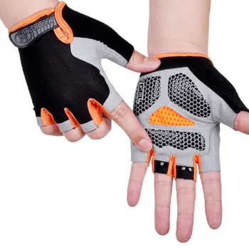 Ribolov rokavice Kolesarjenje Anti-slip Anti-znoj Moški Ženske Pol Prst Rokavice Dihanje Anti-shock Športne Rokavice Kolo, Kolesarske Rokavice
