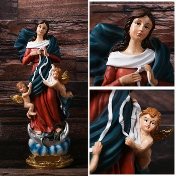 Redki Devica Marija Figur Christian Slika Verske Slika Kiparstvo Namizni Zaslon Cerkev Decors Doma Okraski