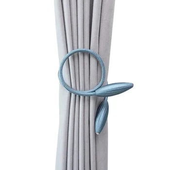 Sodobno minimalistično zavese trakov kravato vrv zavese pribor magnet sponke prosti udarec ustvarjalne visi vrvica za opaljivanje tega žogo vezani žogo