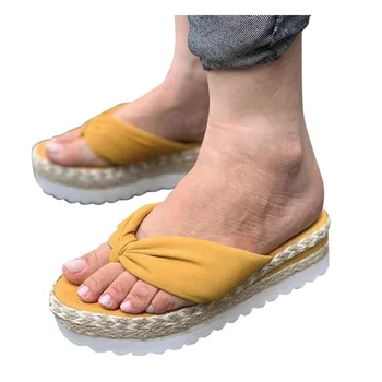 Moda 2021 Nov Poletni ženski Sandali Peep-Toe Čevlji Ženska Slip-On Ravno Plaži Open Toe Dihanje Sandale Vezavi Čevlji Zapatos